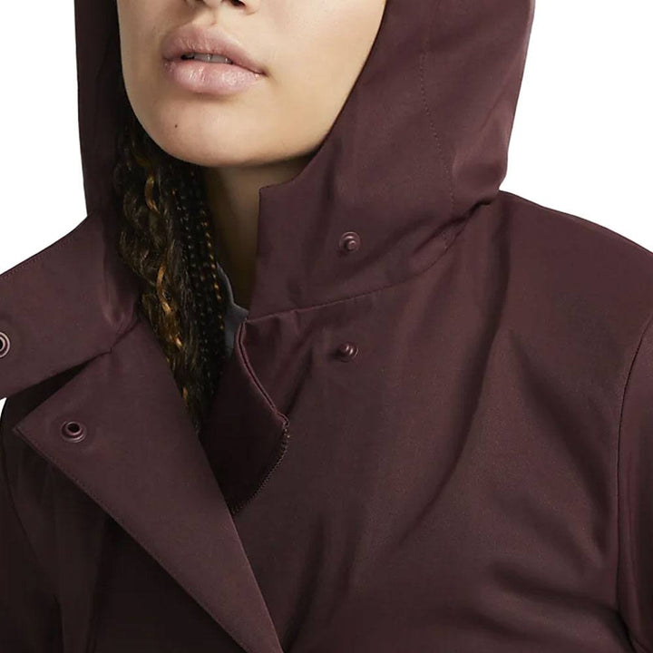 Nike Repel Golf Jacket Burgundy Crush/Light Bone - FW22 Women