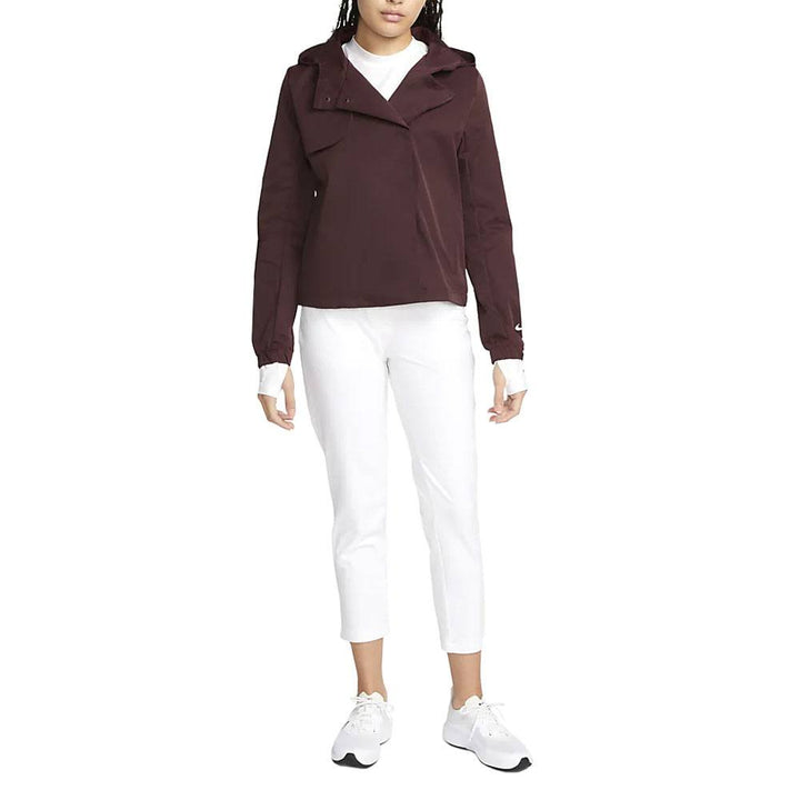 Nike Repel Golf Jacket Burgundy Crush/Light Bone - FW22 Women