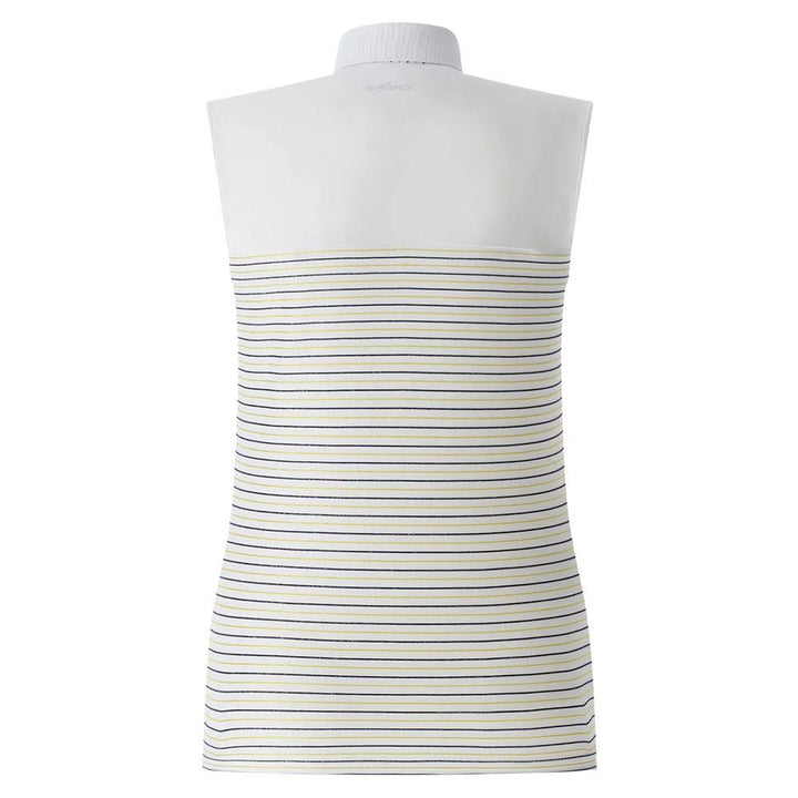 Chervo Arruda Sleeveless Golf Polo Summerstripe Lemon - SS22 Women