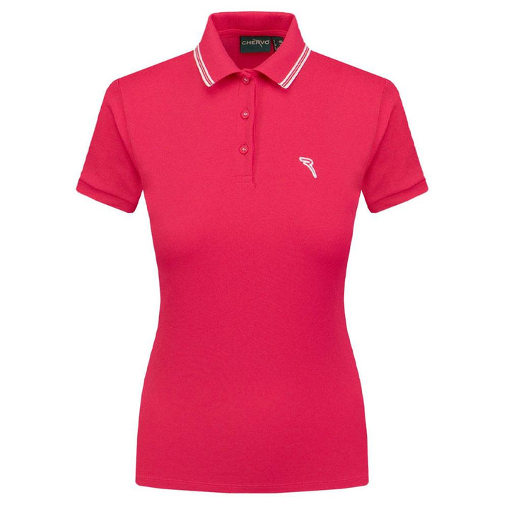 Chervo Altalena Golf Polo Bumble Gum - SS22 Women