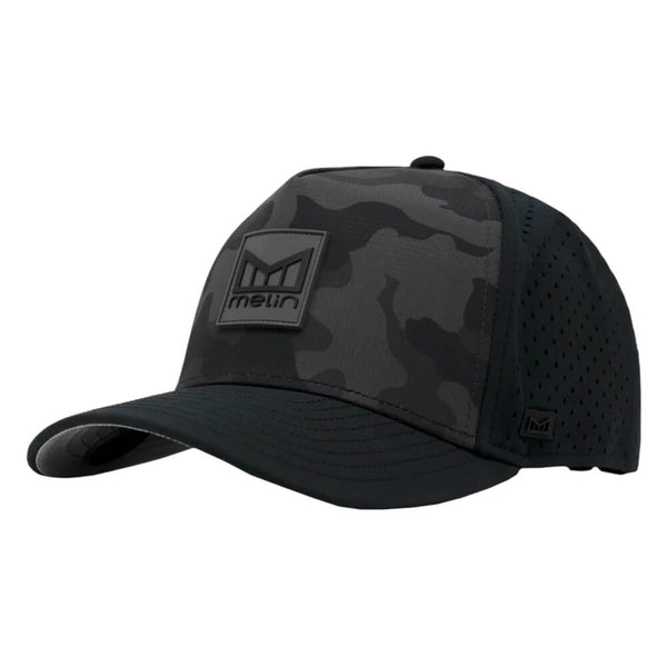 Melin Odyssey Stacked Hydro Golf Cap Black Camo - SU22 Men