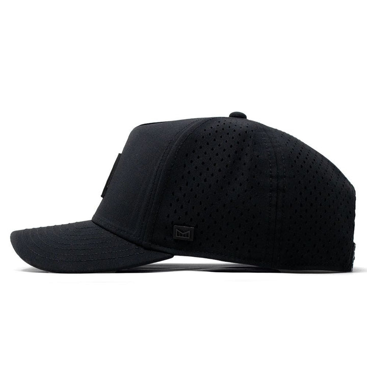 Melin Odyssey Stacked Hydro Golf Cap Black/Infrared - FW23 Men