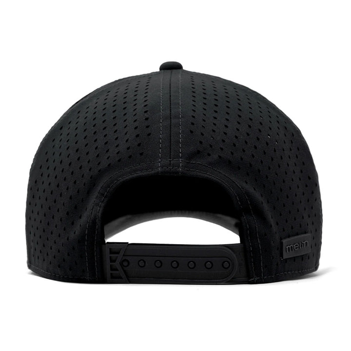 Melin Odyssey Stacked Hydro Golf Cap Black/Infrared - FW23 Men