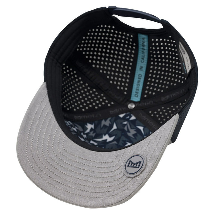 Melin Odyssey Stacked Hydro Golf Cap Heather Gray/Navy - FW24 Men