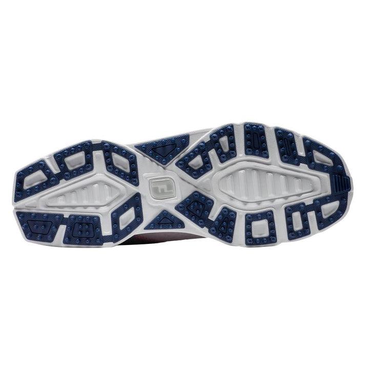 FootJoy Pro SL Sport Laced Spikeless Golf Shoes Previous Season Style White/Navy/Hot Pink - 23 Women