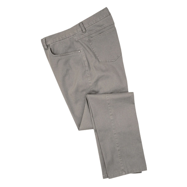 FootJoy Sueded Cotton Twill 5-Pocket Golf Pants Gray - FW22 Men