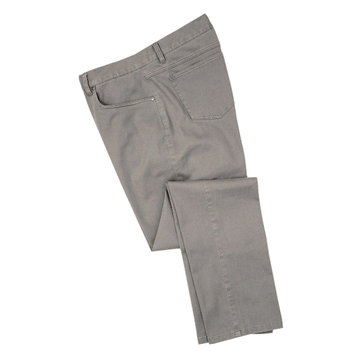 FootJoy Sueded Cotton Twill 5-Pocket Golf Pants Gray - FW22 Men