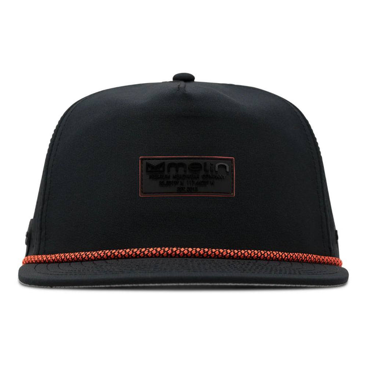 Melin Hydro Coronado Brick Golf Cap Black/Infrared - FW23 Men