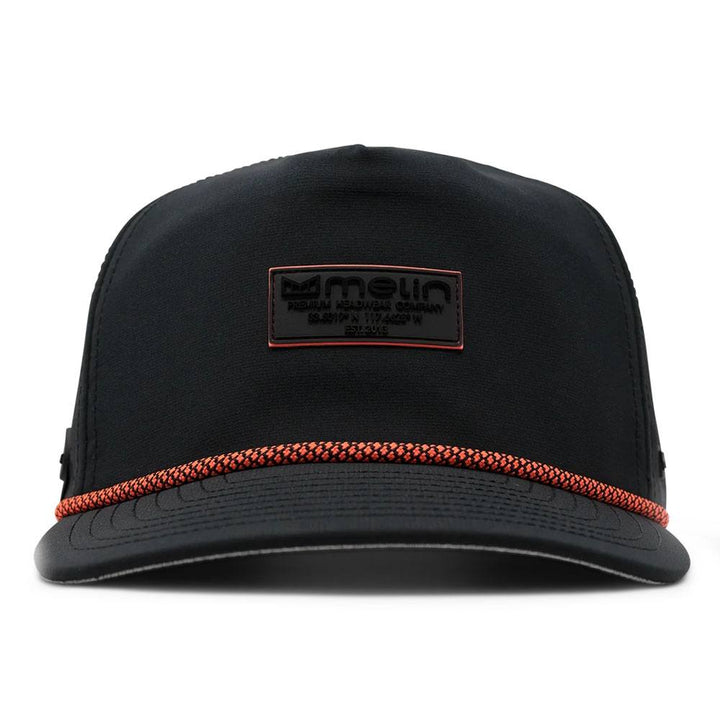 Melin Hydro Coronado Brick Golf Cap Black/Infrared - FW23 Men