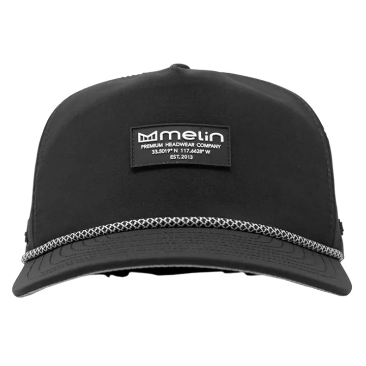 Melin Hydro Coronado Brick Golf Cap Black - SU22 Men