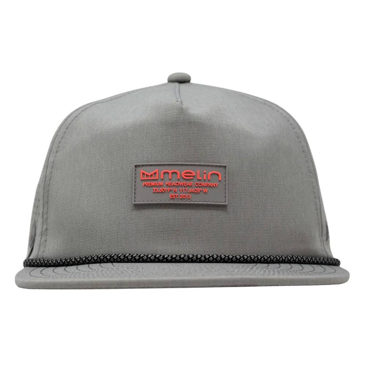Melin Hydro Coronado Brick Golf Cap Heather Gray/Infrared - FW23 Men