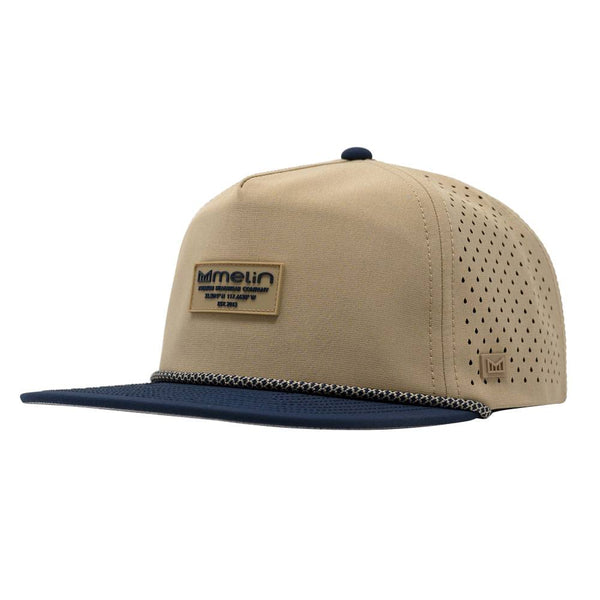 Melin Hydro Coronado Brick Golf Cap Khaki/Navy - FA24 Men