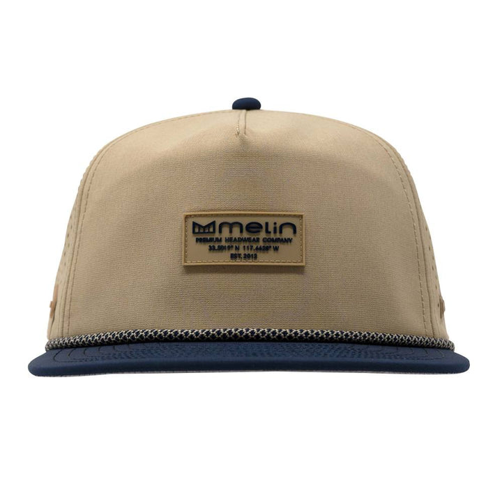 Melin Hydro Coronado Brick Golf Cap Khaki/Navy - FA24 Men