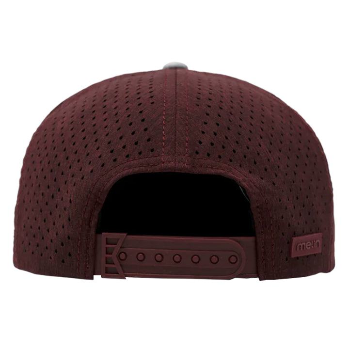 Melin Hydro Coronado Brick Golf Cap Light Gray/Maroon - SP24 Men