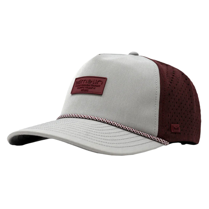Melin Hydro Coronado Brick Golf Cap Light Gray/Maroon - SP24 Men
