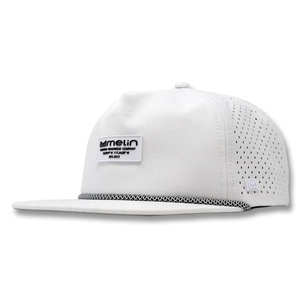 Melin Hydro Coronado Brick Golf Cap White - SU22 Men