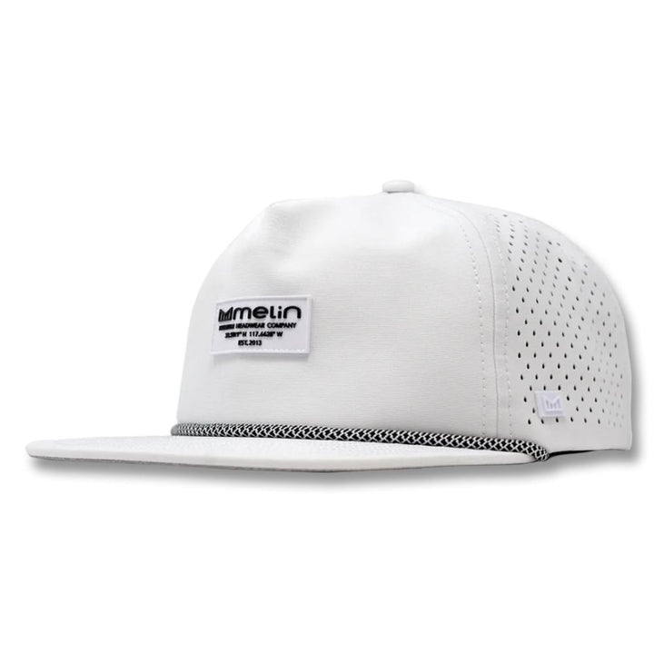Melin Hydro Coronado Brick Golf Cap White - SU22 Men