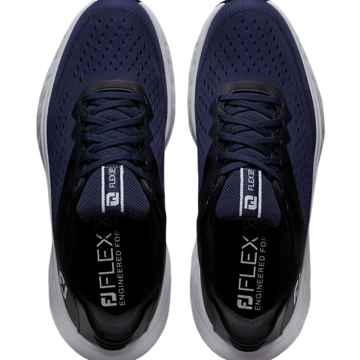 FootJoy Flex XP Spikeless Golf Shoes Navy/Blue/White - 23 Men