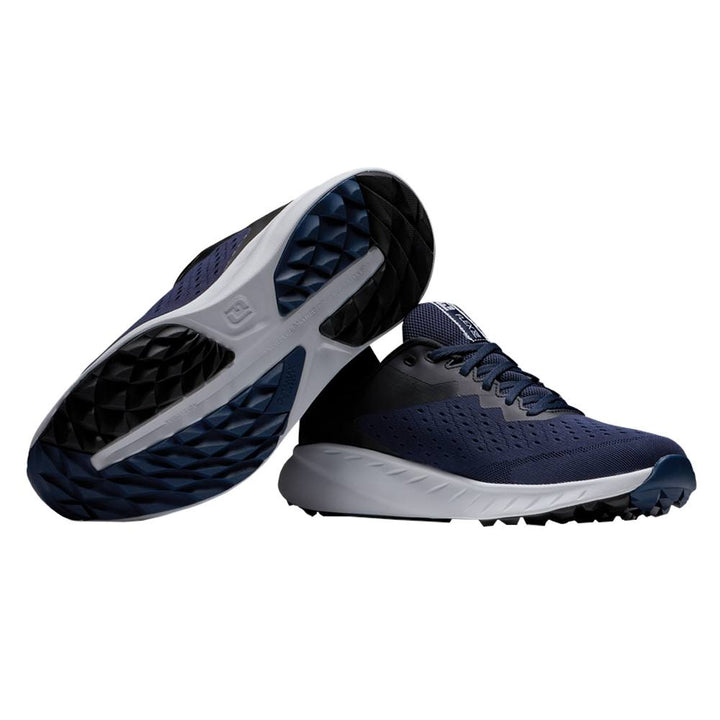 FootJoy Flex XP Spikeless Golf Shoes Navy/Blue/White - 23 Men
