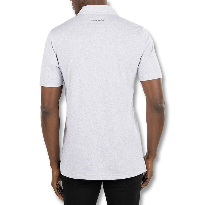 TravisMathew Wildwood Golf Polo Heather Light Gray - FW22 Men