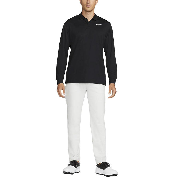Nike Dri-FIT Victory Solid Golf Polo Black/White - FA24 Men