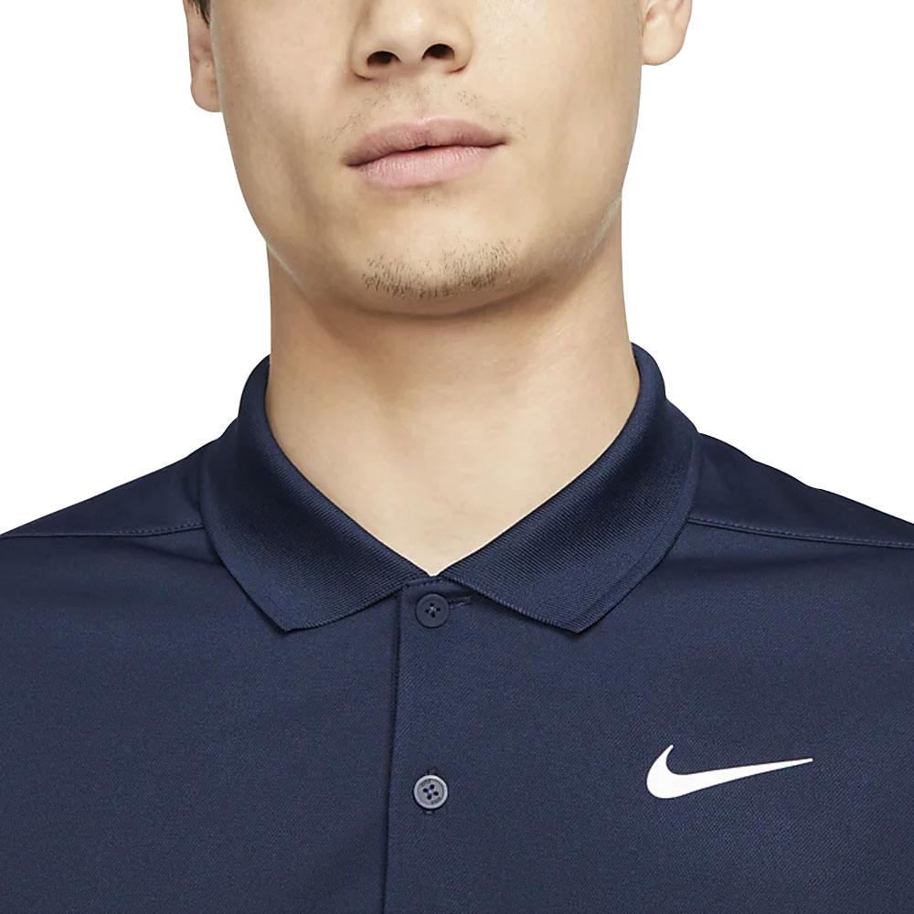 Nike Dri-FIT Victory Solid Golf Polo College Navy/White - FA24 Men