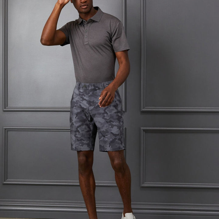 Gfore Maverick Hybrid Golf Short Charcoal Camo - 23