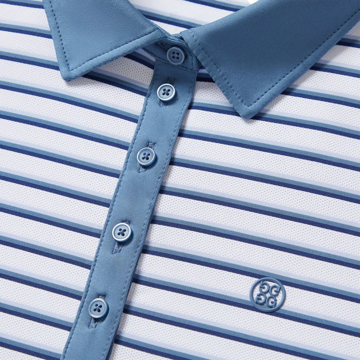 Gfore Perforated Stripe Golf Polo 2022 Women