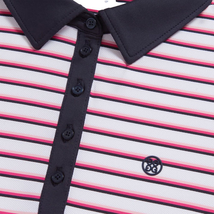 Gfore Perforated Stripe Golf Polo 2022 Women