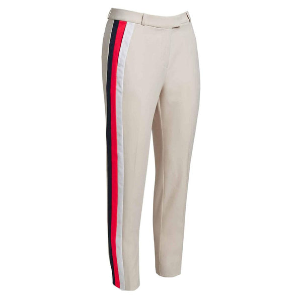 Gfore Side Stripe Golf Pants Stone/Birdie - FW22 Women