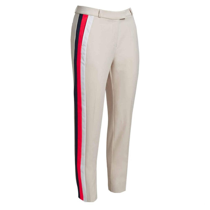 Gfore Side Stripe Golf Pants Stone/Birdie - FW22 Women