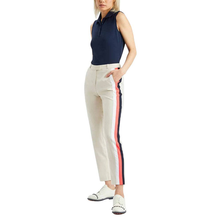 Gfore Side Stripe Golf Pants Stone/Birdie - FW22 Women