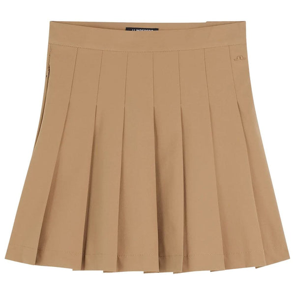 J.Lindeberg Adina Golf Skirt Tiger Brown - FW22 Women