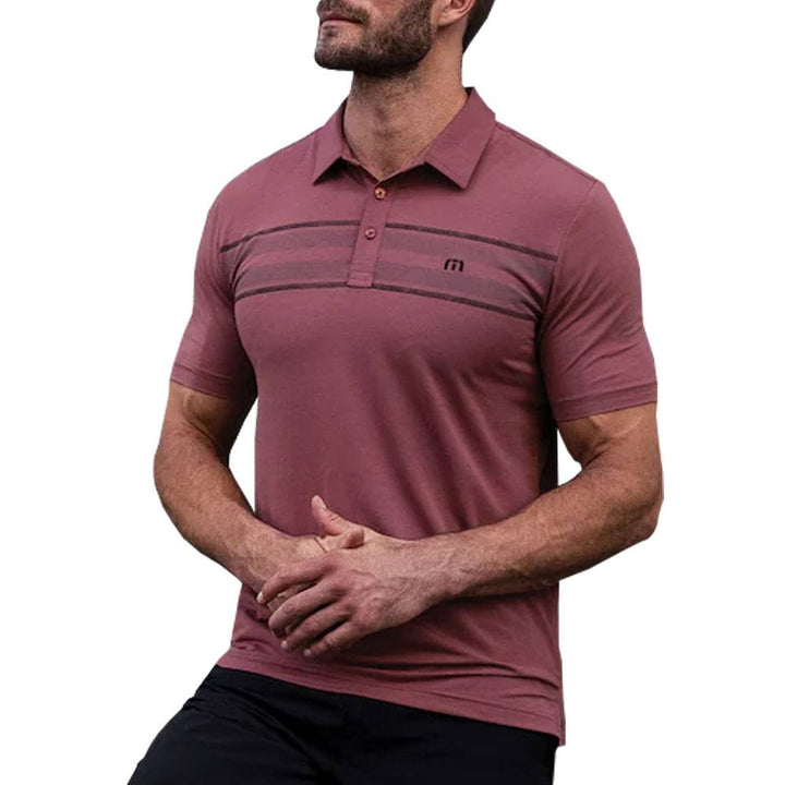 TravisMathew Red River Golf Polo Roan Rogue - FW22 Men