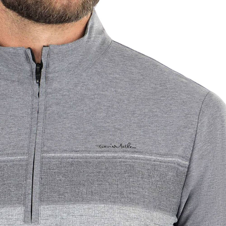 TravisMathew Low Roller Golf Jacket Heather Black - FW22 Men