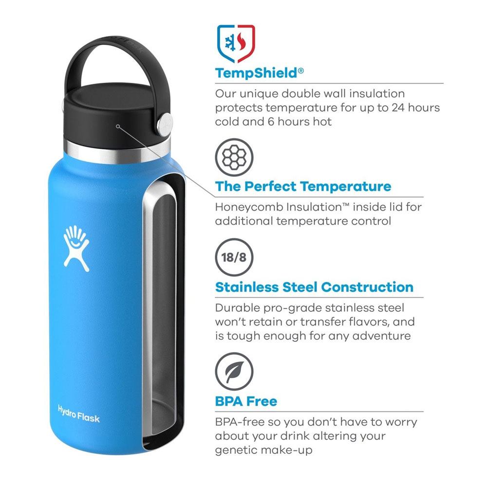 Hydro Flask 40 oz Wide Mouth Flex Cap 2024