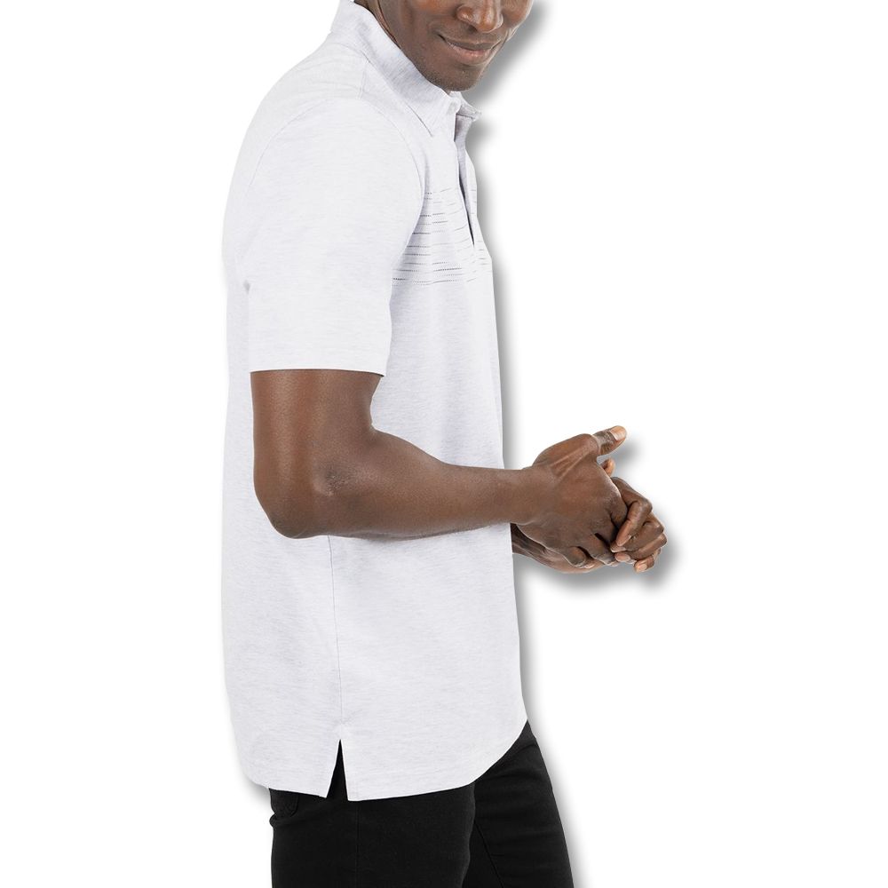 TravisMathew In A Meeting Golf Polo White - FW22 Men