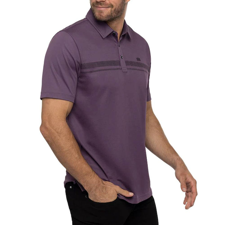 TravisMathew Meet In The Lobby Golf Polo Sweet Grape - FW22 Men