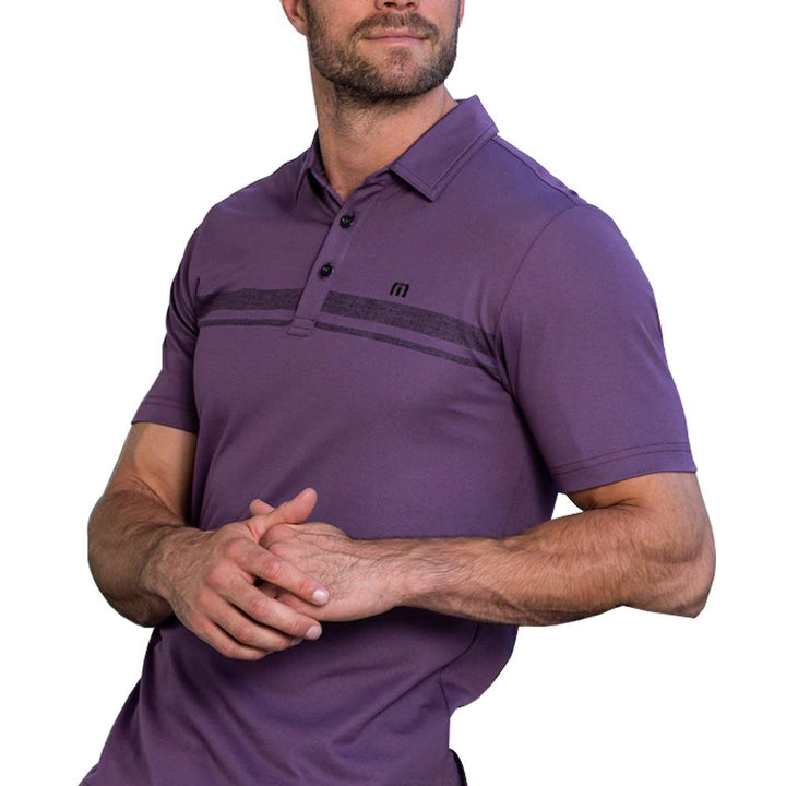 TravisMathew Meet In The Lobby Golf Polo Sweet Grape - FW22 Men