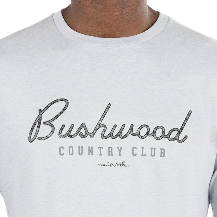 TravisMathew Sundancer Golf T-Shirt Heather Silver Bullet - FW22 Men
