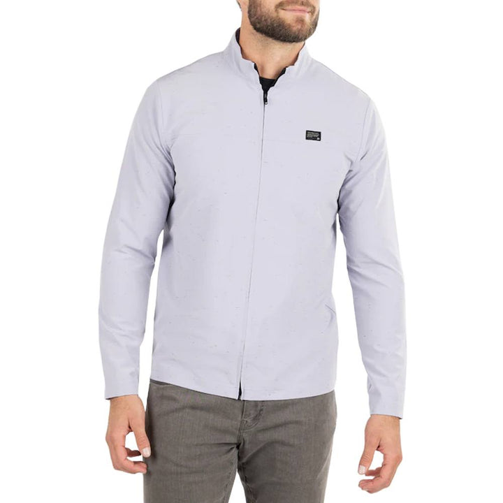 TravisMathew Latitude Adjustment Golf Jacket Silver Bullet - FW22 Men