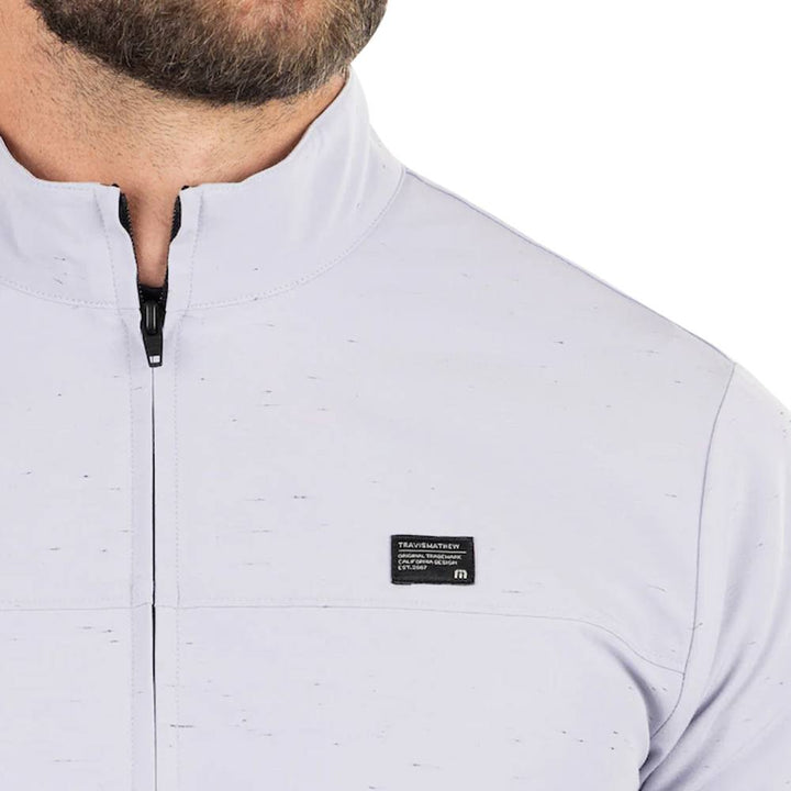 TravisMathew Latitude Adjustment Golf Jacket Silver Bullet - FW22 Men