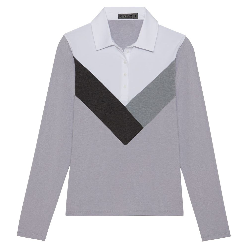 Gfore Multi V Tech Jersey Longsleeve Golf Polo 2023 Women
