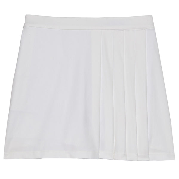Gfore Side Pleat Luxe 4-Way Stretch Twill Golf Skort Snow - FW23 Women