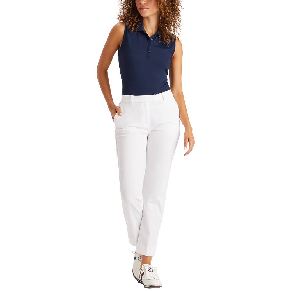 Gfore Luxe 4-Way Stretch Twill Straight Leg Golf Pants Snow - FW23