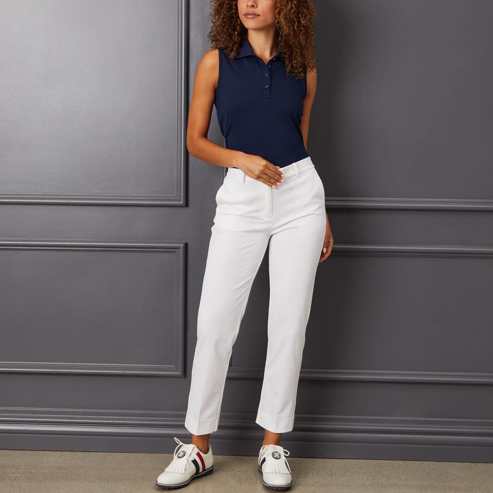 Gfore Luxe 4-Way Stretch Twill Straight Leg Golf Pants Snow - FW23