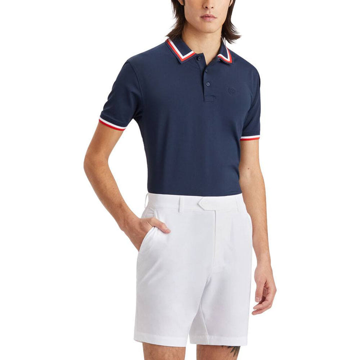 Gfore Tux Rib Collar Tech Jersey Golf Polo Twilight - 23 Men