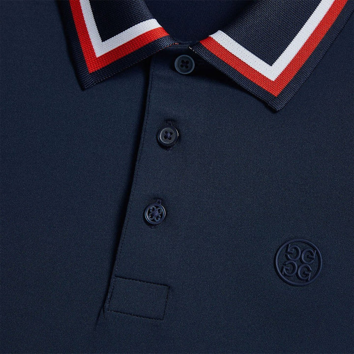 Gfore Tux Rib Collar Tech Jersey Golf Polo Twilight - 23 Men
