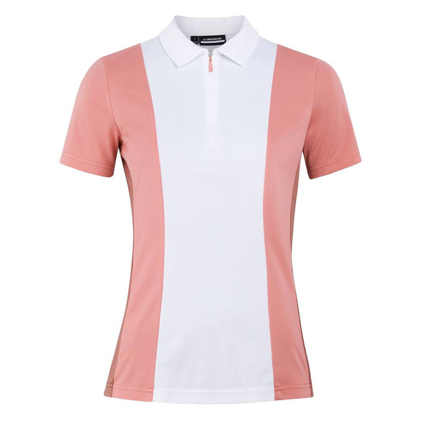 J.Lindeberg Evelina Golf Polo Strawberry Ice - 23 Women