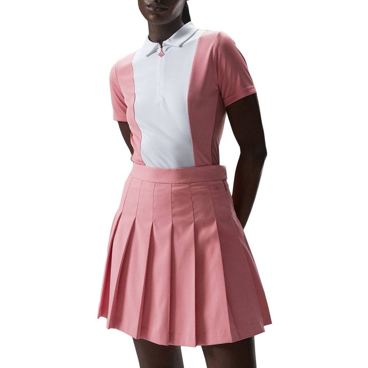 J.Lindeberg Evelina Golf Polo Strawberry Ice - 23 Women